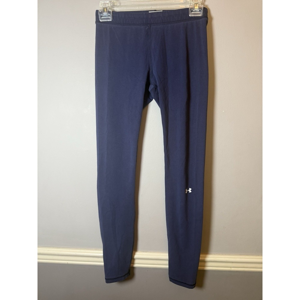 Under Armour Leggings Pants Womens 24 inch Waist Blue Workout Yoga Stretch